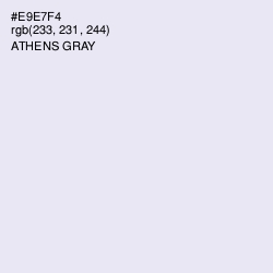 #E9E7F4 - Athens Gray Color Image